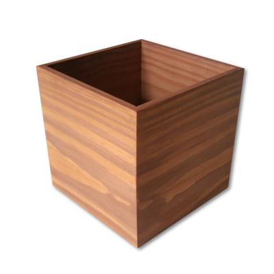 China Large Solid Hot Cheap Pine Garden Gift Box Wooden Crates Toys Candle Holder Storage Wooden Crate With Handle for sale