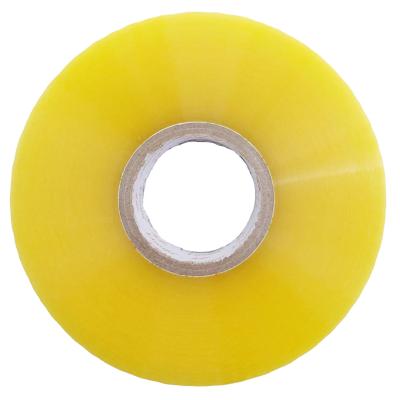 China Waterproof super large factory use yellowish carton box strong bopp packing tape opp tape box sealing packing tape for sale