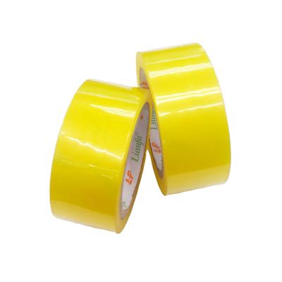 China Waterproof high quality hot sale yellowish strong carton opp tape India bopp tape flower sealing packing tape for sale