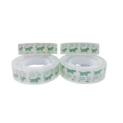 China Waterproof super clear stationery tape box sealing adhesive tape gift bopp packing tape for sale