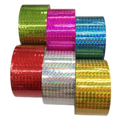 China India and Thailand hot sale packing tape color laser waterproof tape gifting holographic decorative adhesive tape for sale