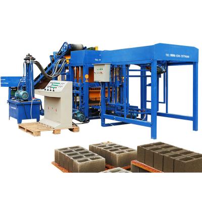 China building material shops automatic concrete cement brick block making machine for ladrillo block bloces de cemento for sale