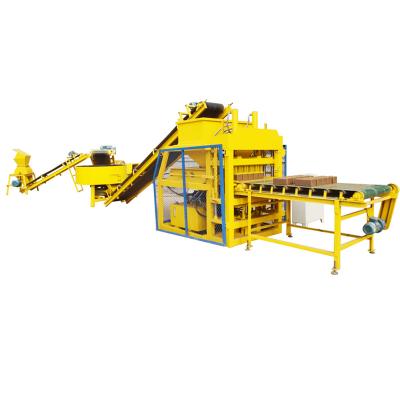 China Building material shops hydraulic compressed construction machinery earth brick maquina block forming making machine for sale