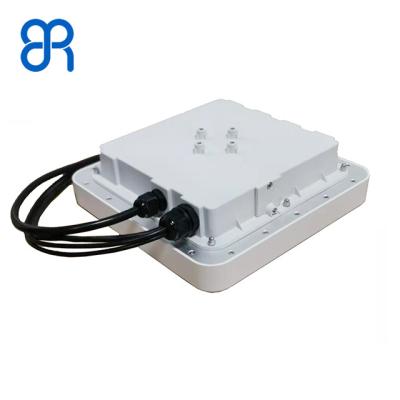 China Android UHF Integrated RFID Reader Free SDK 0-20m Logistics Long Range Parking Lot 9dBi for sale