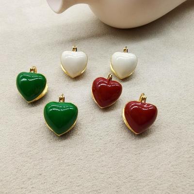 China New Arrival CLASSIC Fashion Gold Female Jewelry Stunning Colorful Stud Earrings Heart Shape Enamel Knot Earrings Popular Custom for sale