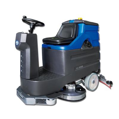 China Hotels LJ-688 Factory Directly Sell Auto Clean Floor Sweeper Machine for hotel/garage/shopping mall for sale