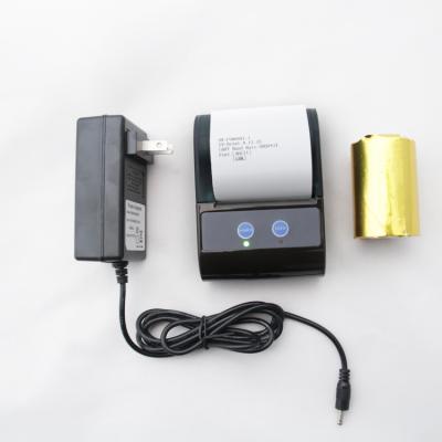 China Black And White Mini Mobile Portable BLE Thermal Printer With Good Quality for sale