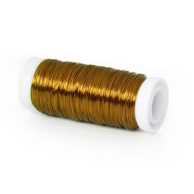 China Metallic Coil Wire Craft Scrapbook Jewelry Making Good Quality Metallic Coil Wire Metallic Wire Line Gold Filled for sale