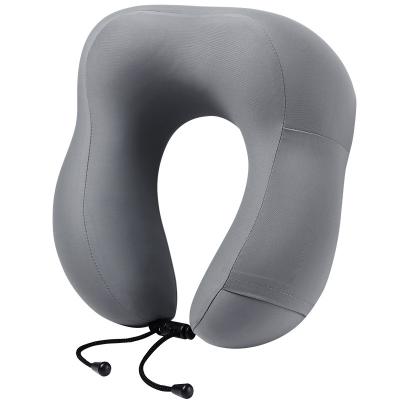 China Anti-Static Promotional 4 In 1 Rollable Anti-allergic Massage Travel Neck Bamboo Memory Foam U Shape Pillow for sale