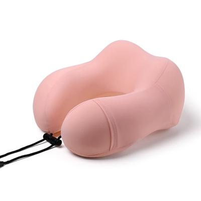 China Anti-Static Ready To Ship Cheap Travel Office Car Train U Shape Memory Foam Airplane Neck Pillow for sale