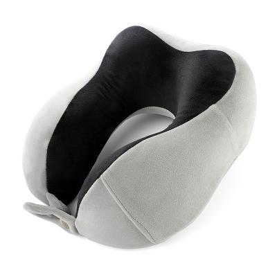 China Anti-Static Colors Optional Removable and Washable Pain Relief Memory Foam Travel Office U Shape Neck Pillow for sale