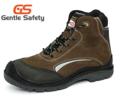 China EN ISO 20345:2011 GT1206 Genuine Leather High Quality Safety Boots for sale