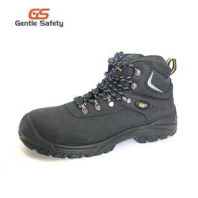 China Hot Selling Anti-Slip Nubuck Safety Shoes Leather Steel Toe Plate for sale