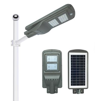 China New outdoor eco-friendly desing road solar panels system power battery cable the lamp with 60w turn-on time solar light work for sale