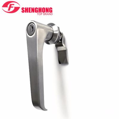 China Cabinets Bright Zinc Alloy Or Chrome Plating Stainless Steel Handle Lock MS-324 Used On Metal Panel Box for sale