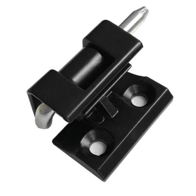 China Easy Installation TWO HOLE BLACK ZINC ALLOY CLIP ON HINGE FOR ELECTRONIC CABINET JL212 for sale