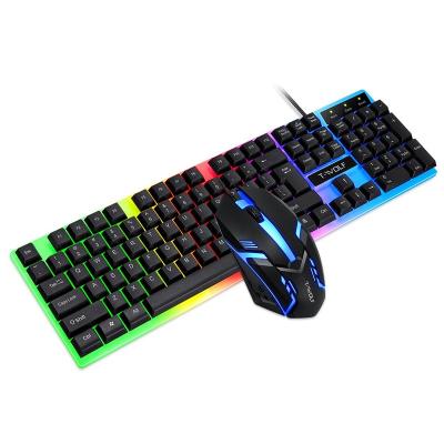 China 2022 New104 Anti-fall Locks Usb Cable Gaming Keyboard Mechanical Feeling Keyboard and Mouse Combos Set for sale