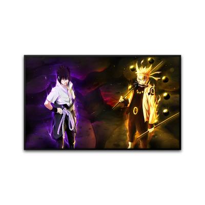 China Herolion 3D Anime Narutos Action Number Wall Portrait Poster Led Light Paintings for sale