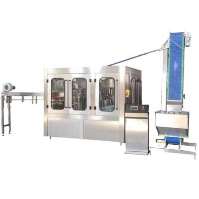 China Bottled Food Supply Juice Production Line Glass Filling Machinery for sale