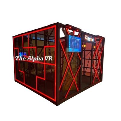 China Multiplayer 9d vr room escape room VR room escape Metal Immersive virtual reality multi players for sale