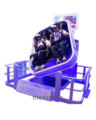 China Good Quality Indoor Fiberglass 360 Flying 9d Chair Motion Simulator Vr Roller Coaster Game for sale