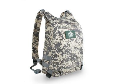 China Full Printing Military Style Backpack , Outdoor Shoulder Bag Velcro Seal Design for sale