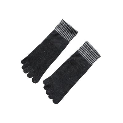 China Women's QUICK DRY Cotton Five Toe Socks Dot Yarn Retro Toe Socks Quality Five Finger for sale