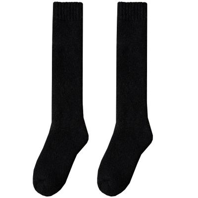 China Winter Breathable Wool Knitted Calf Long Knee Stockings Highs Warm Leggings for sale