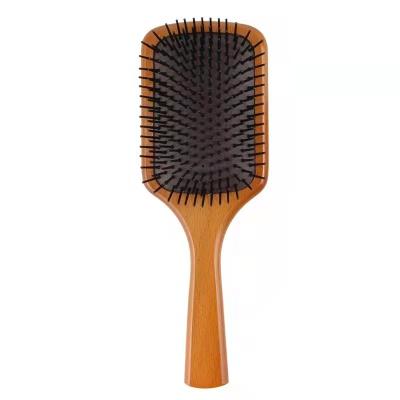 China Luxuray Waterproof Imported Maple Bamboo Bristle Air Cushion Hairbrush Nylon Wood Hair Brushes for sale