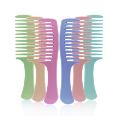 China For High Quality 2021 Sale Women Use Curly Hair Detangling Home Hot Brush Hair Styling Comb Plastic Wide Tooth Comb for sale