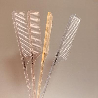 China For Home Use High Quality Clear Crystal Plastic Hair Comb Set Plastic Hair Comb Plastic Hair Comb for sale