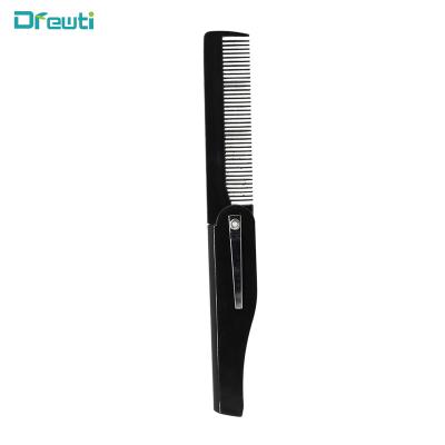 China For Oil Head Type Portable Comb Folding Knife Men's Factory Direct Use Comb Pocket Comb Styling Commercial Plastic Travel Comb Small COM for sale