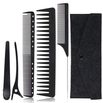 China For Home Use High Quality Carbon Fiber Hair Comb Set Carbon Fiber Combs Comb Hair for sale