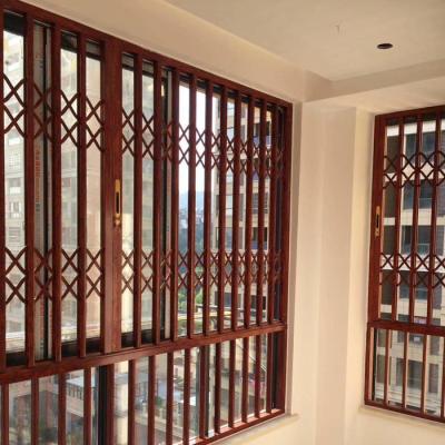 China Modern Aluminum Door Window Burglar Designs Sliding Burglar Proof Window Ghana for sale