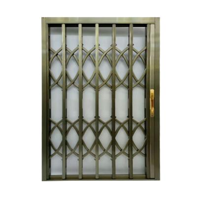 China Aluminum Folding Window Screen Sliding Iron Window Grill Grill Design Simple Modern Design for sale