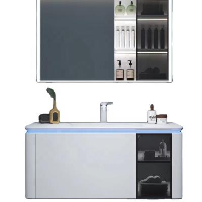 China 2023 Modern New Design Manufacture PVC Hot Selling Wholesale Bathroom Cabinet for sale