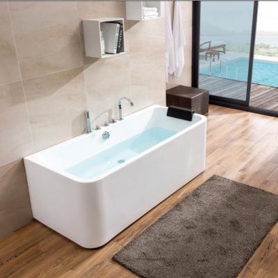 China Middle East Freestanding Like Modern Acrylic Bathtub With Five Pcs Faucets Free Standing Bathtub for sale