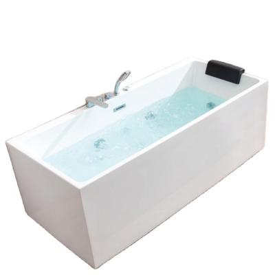 China Freestanding Acrylic Lazy Spa Waterfall Bubble Bath Tub Control Panel Hot Whirlpools Massage Bathtubs for sale