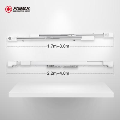 China Length Extendable / Motorized Double Window Ceiling Runners Accessories Aluminum Rail Extendable Profile Curtain Track for sale