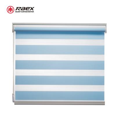 China CLASSIC Horizontal Zebra Blinds Fabric Curtain Sun New Office Window Shutters Custom Day Night Roller Shades for sale