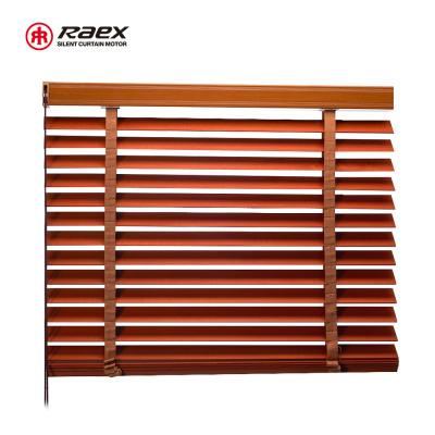 China Real PVC Slats Accessories Venetian White Cordless Faux Wood Window Shade for sale