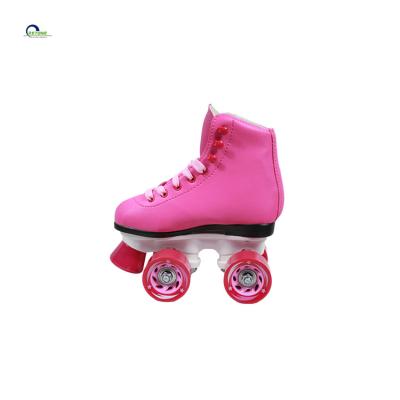 China PVC leather Cheapest wholesale women women men freestyle roller skates built-in LED roller skatesadult for sale