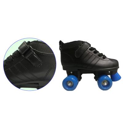 China New Design Durable PU Professional Unisex Quad Attachable Roller Skates For Ice Rink Rental for sale