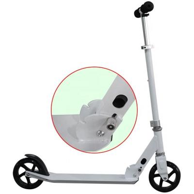 China Safety High Quality PU Wheels Adult Kick Scooter Aluminum Folding Aluminum Steel Steel Adult Scooter for Youth for sale