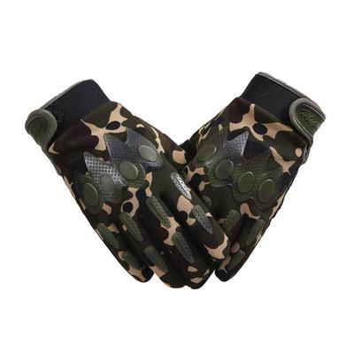 China Durable Mountaineering Gloves Mountaineering Gloves Motorcycle Outdoor Sports Breathable Men Camouflage Full Finger Gloves for sale