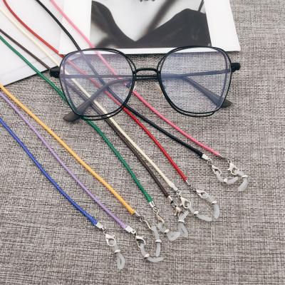 China Glassess Fashion Acrylic Glassess Lanyard Protective Hanging Masked Hanging Colorful Handmade Colorful Cheap Chain for sale