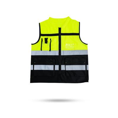 China Printing Logo Reflective Vest Construction High Reflective Night Traffic And Safety Recycling Reflective Vest for sale