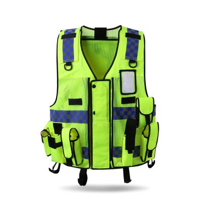 China High Quality Custom Logo Construction Traffic Road Safety Durable Reflective Coat And Vest for sale