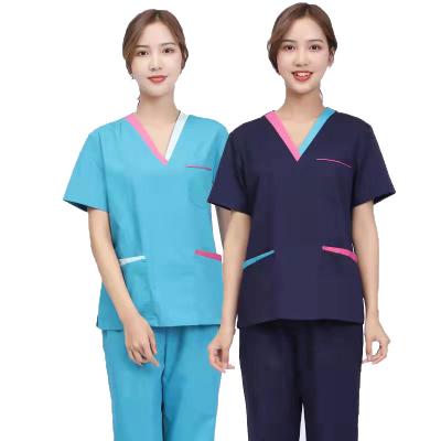 China Beauty Salon Beautician QUICK DRY Wash Clothes Female Jumpsuits And Male Split Suit For Women for sale