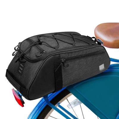 China Durable Nylon Folding Bicycle Motor Trunk Seat Rear Carrier Luggage Waterproof Bag And Boxes For Travel Accessories for sale